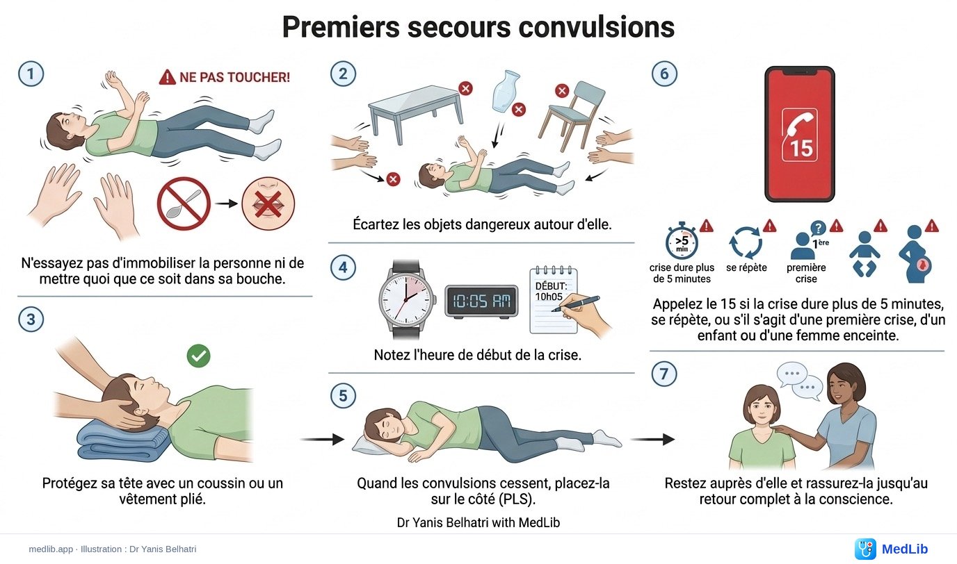 Convulsions / crise d'épilepsie
